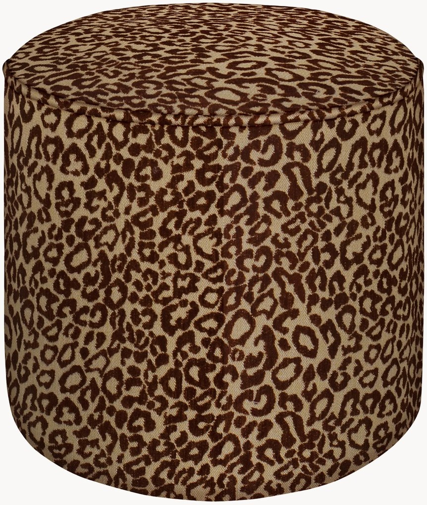 Handgemaakte outdoor poef Maya