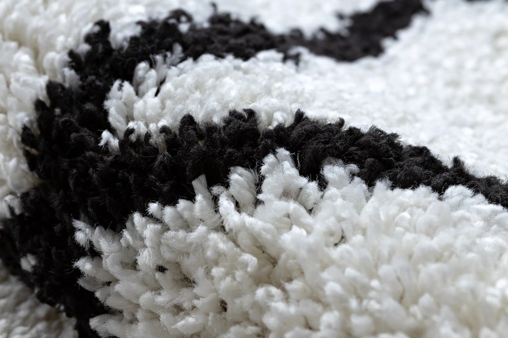 Tapijt, Vloerbekleding BERBER CROSS wit - voor keuken, naar de gang