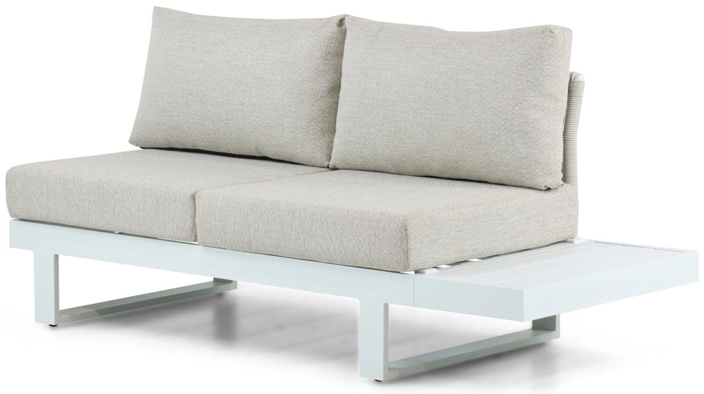 Hoek loungeset 6 personen Aluminium Wit  Lifestyle Garden Furniture Lorenzo