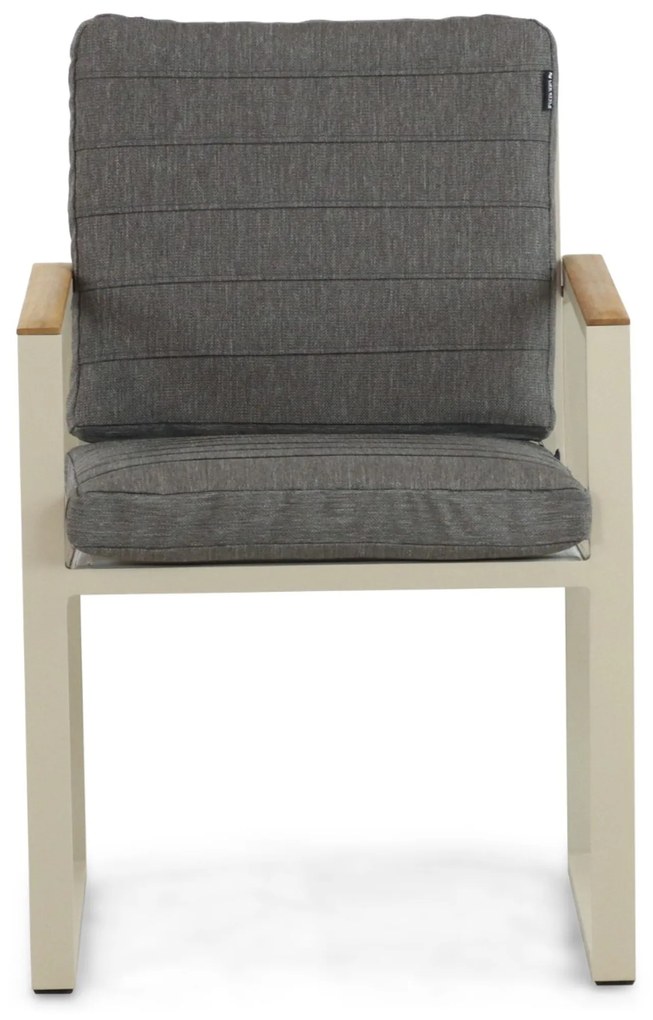 Tuinstoel Aluminium/Teak Transparant Lifestyle Garden Furniture Faro