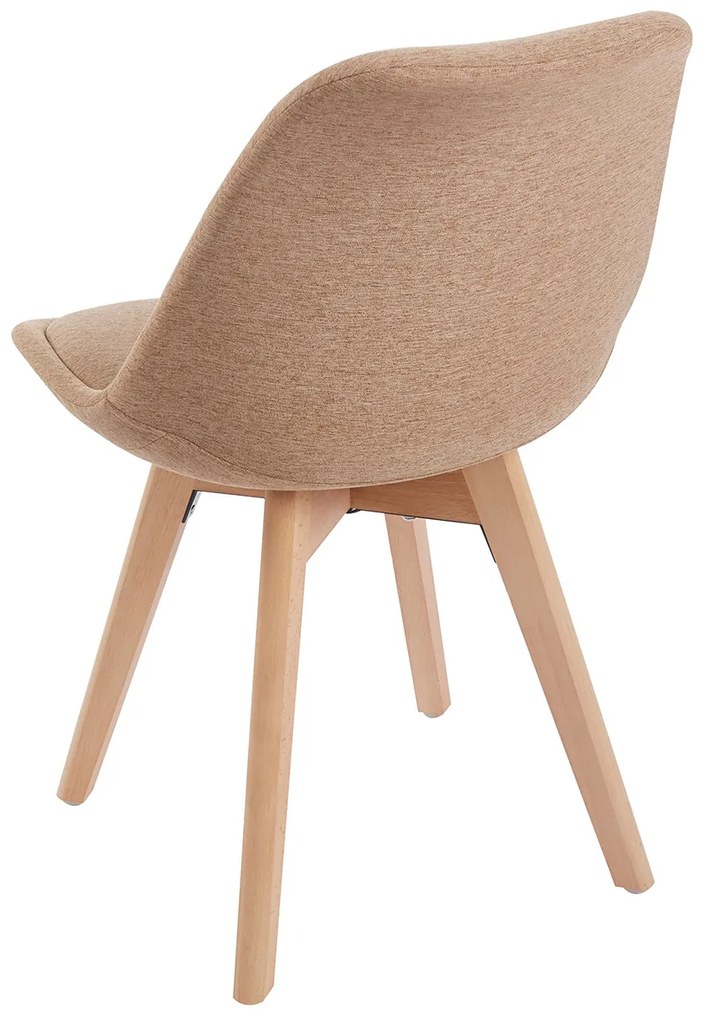 Set 4 Synk Stoffen Stoelen