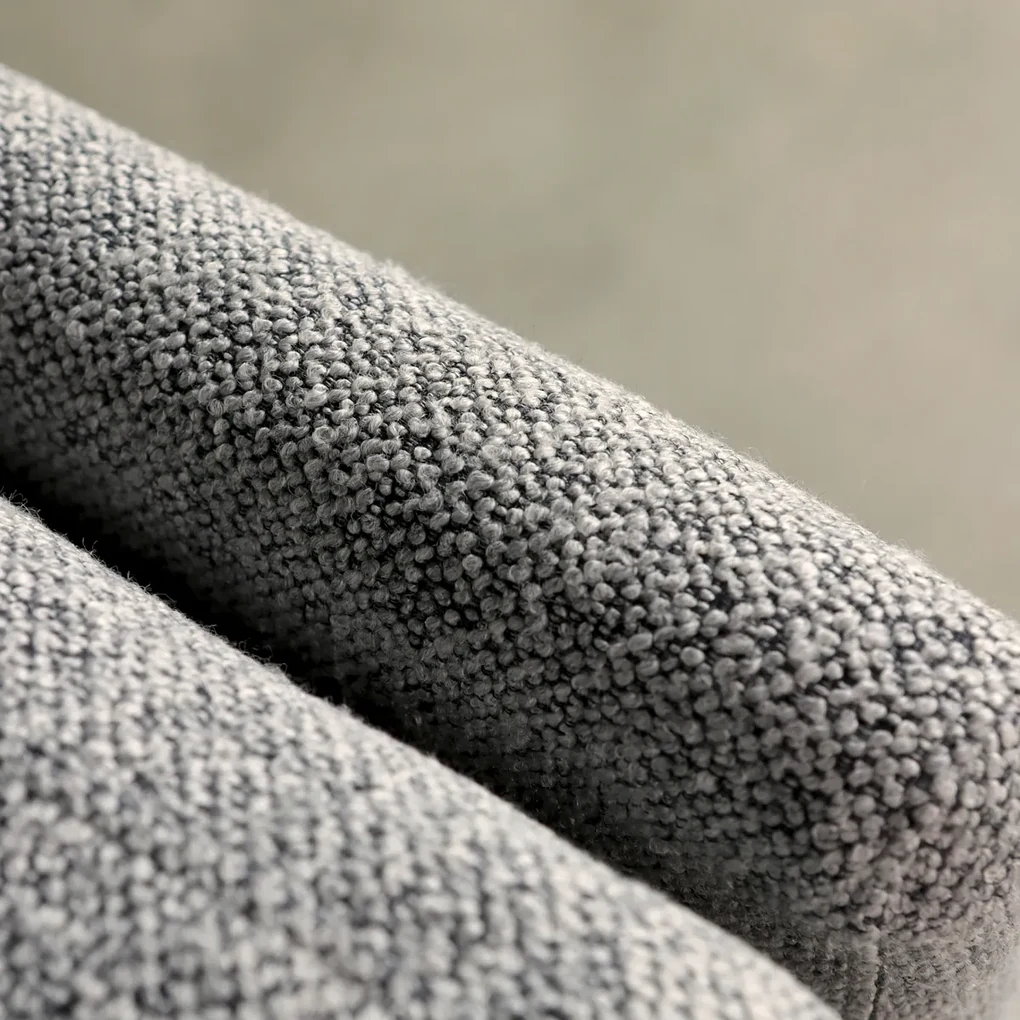 Boucle Stof Bank Grijs