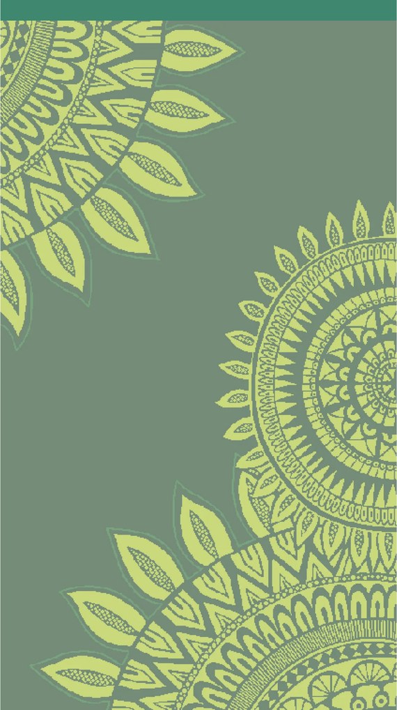 Strandlaken Velour – 100% katoen – 90×160 – marile green