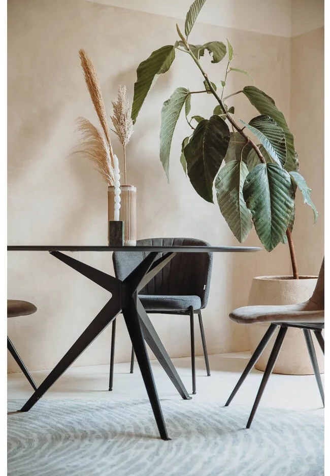 Goossens Excellent Eettafel Uniek, Rond 130 x 130 cm