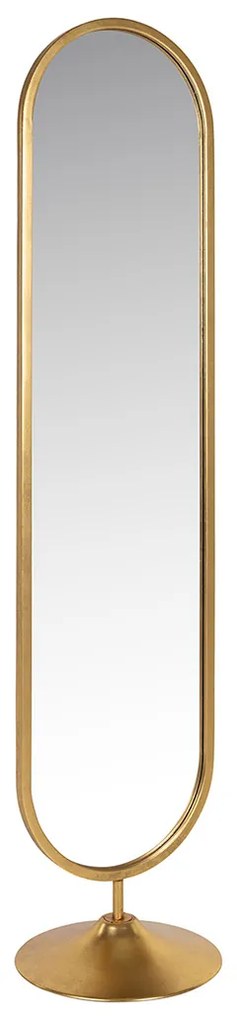 Richmond Interiors Moya Staande Spiegel Goud Ovaal - 40x115cm