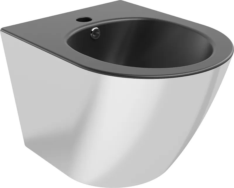 Mexen Lena hangend bidet, zwart mat/zilver - 35224874
