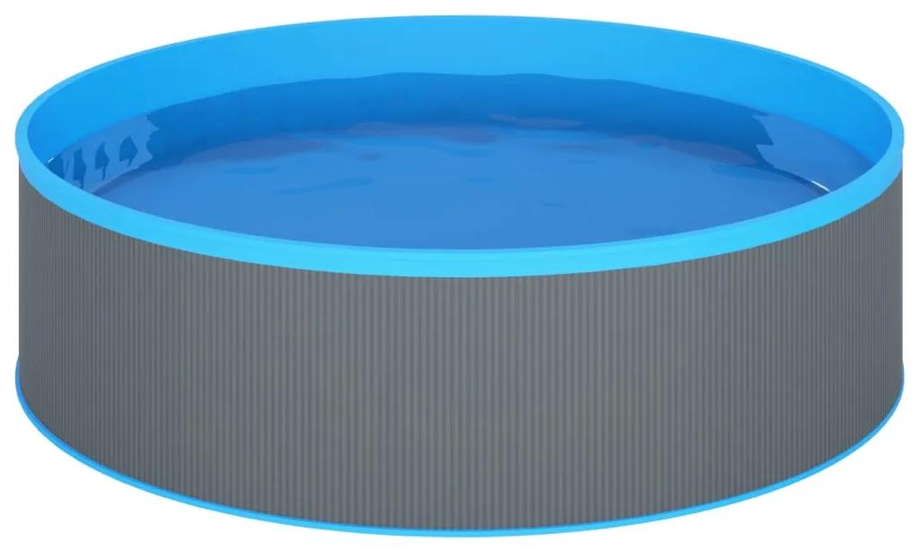 vidaXL Splasher pool 350x90 cm grijs