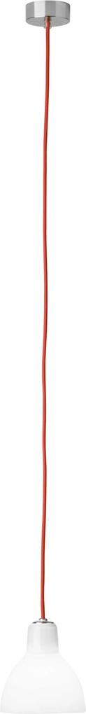 Rotaliana Luxy H5 hanglamp Wit met rode draad