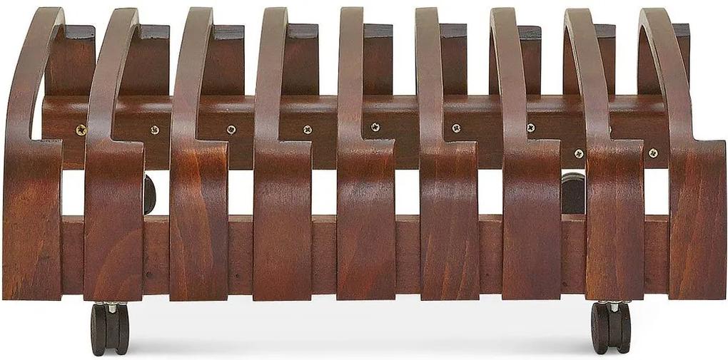 Fameg Flip - Houten klapstoelenrek- Rek voor Folding Chair - Retro - Design - Bruin