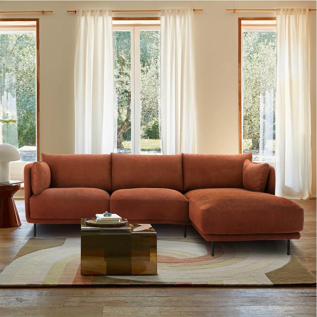 Rechthoekige bank in structuurstof, Victor