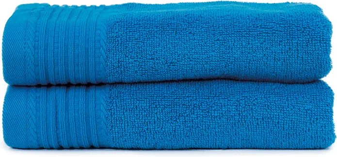 The One Towelling 2-PACK: Handdoek Basic - 50 x 100 cm - Turquoise
