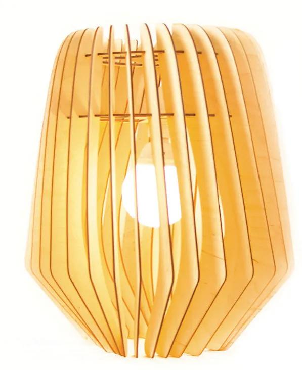 Bomerango Spin lampenkap - Hout - Large Ø 50 cm- Hanglampen - Tafellamp - Vloerlamp - Scandinavisch design