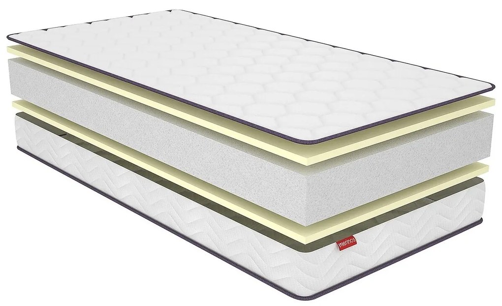 Matras tiener mousse, opgerold geleverd, Positive Lit