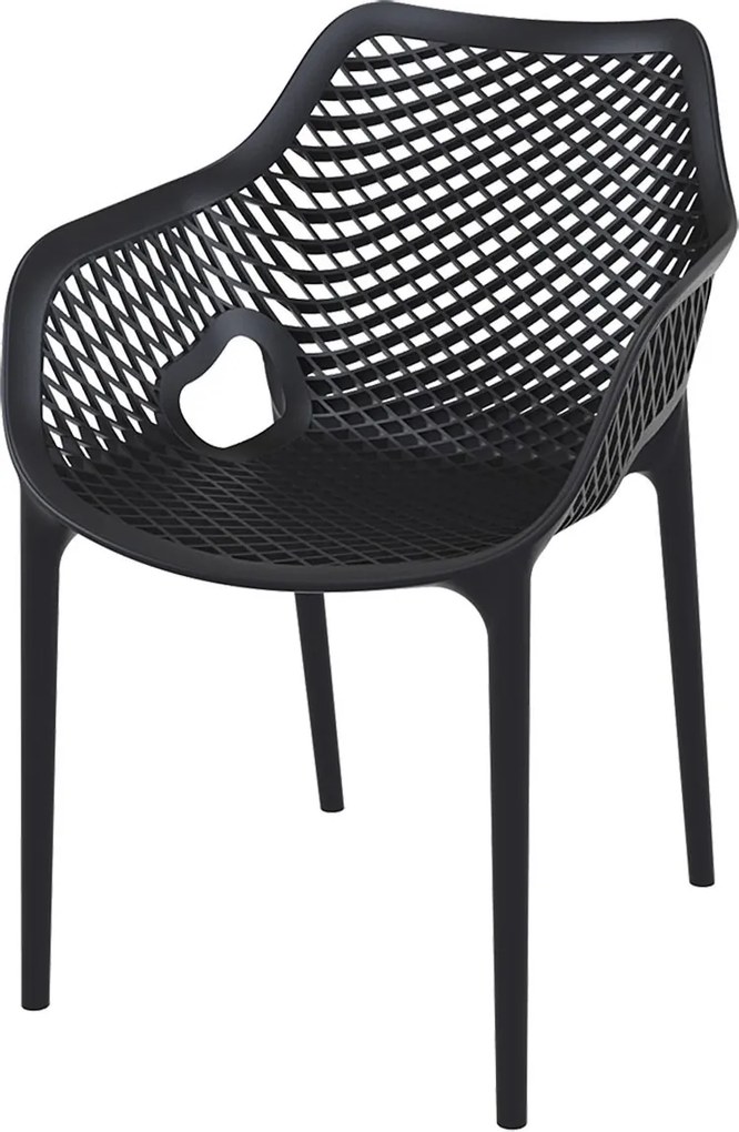 Garden Impressions Air XL design tuinstoel zwart
