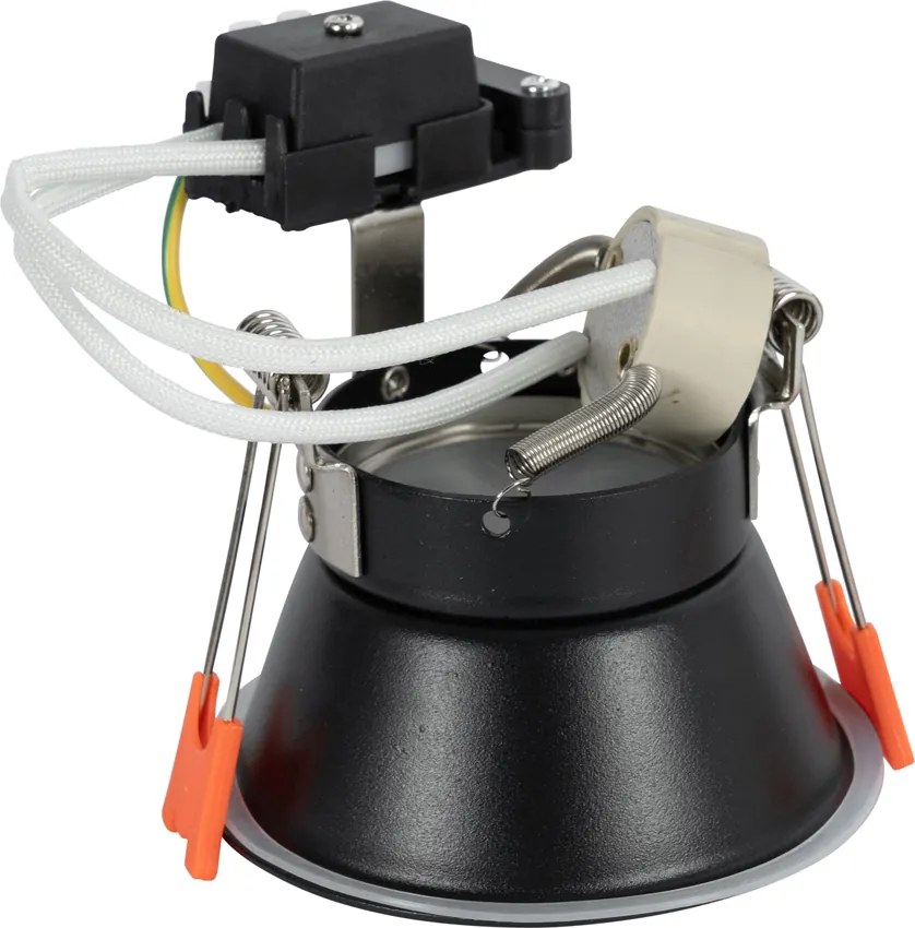 Smart inbouwspot zwart IP44 incl. Wifi GU10 50mm - Dept