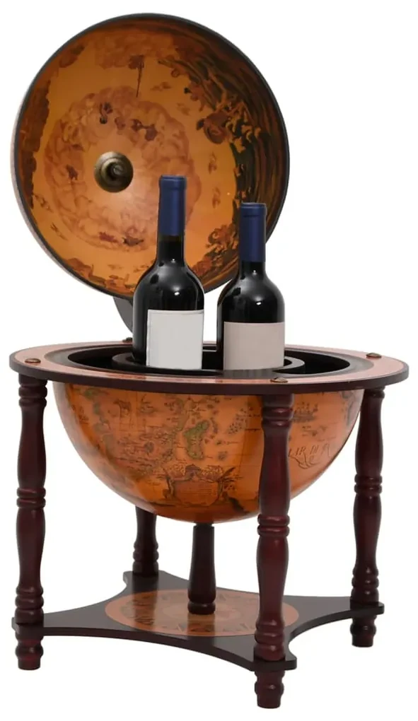vidaXL Globebar massief eucalyptushout bruin