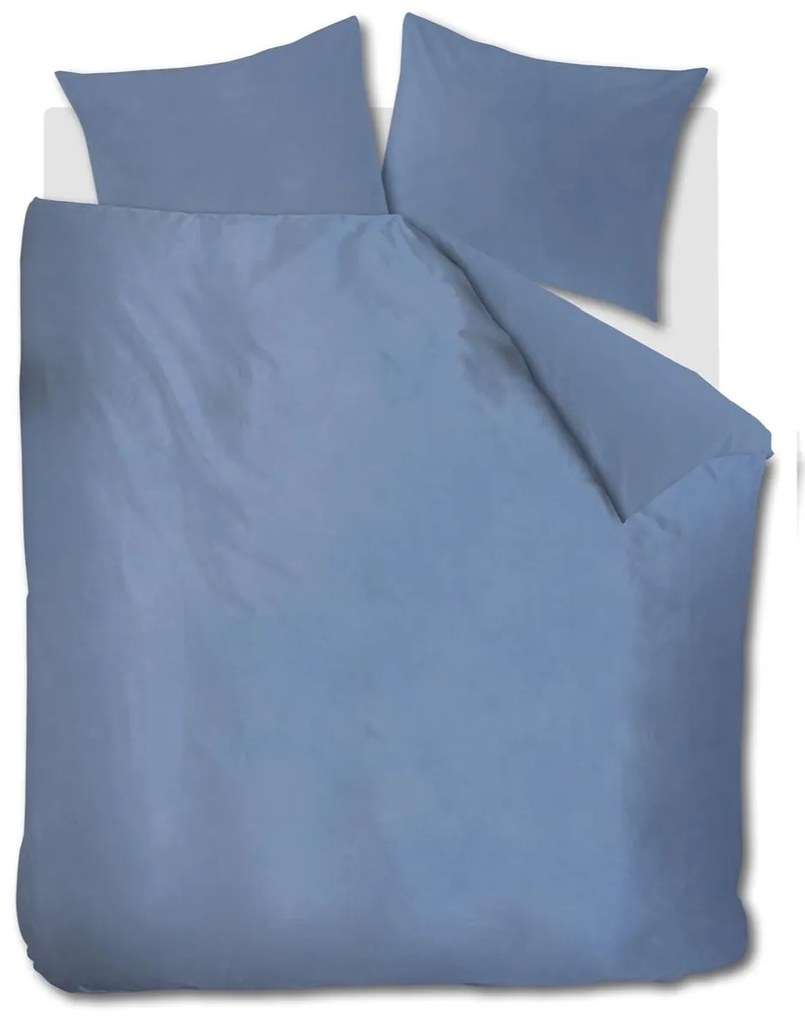 At Home by Beddinghouse Tender Dekbedovertrek Mid Blue – Bij Swiss Sense