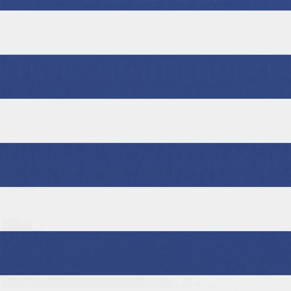 vidaXL Balkonscherm 120x500 cm oxford stof wit en blauw