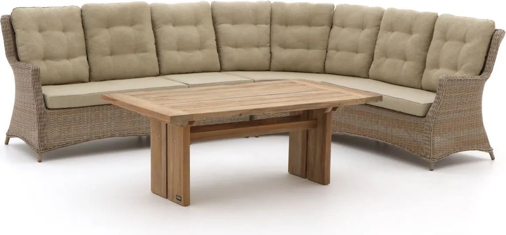 Dining loungeset Intenso  | 6 personen | Loungeset Beige | Wicker (vlechtwerk) | 310x250cm | Kees Smit Tuinmeubelen