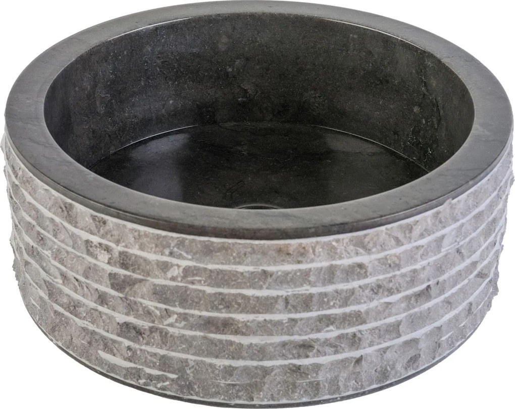 Sanigoods Eliza waskom rond 40x15cm zwart
