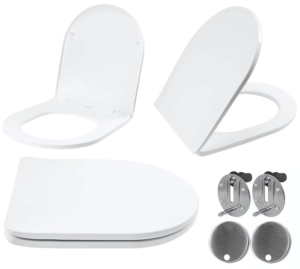 WC-bril UF FLAT WHITE CARLO