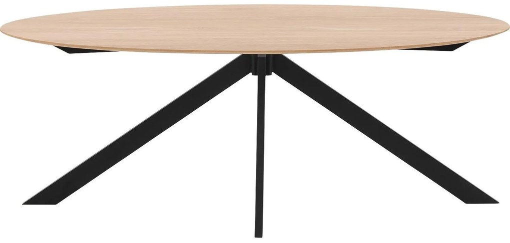 Goossens Excellent Eettafel Uniek, Ovaal 180 x 110 cm