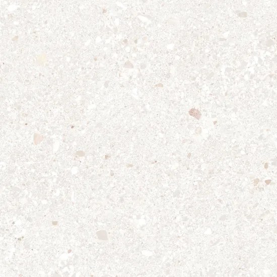 Valence Orizz vloertegel bianco mat 60x60cm wit terrazzo