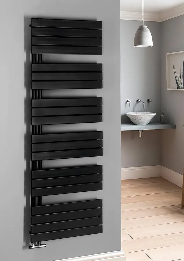 Aqualine Mili radiator mat zwart 60x180cm 927W