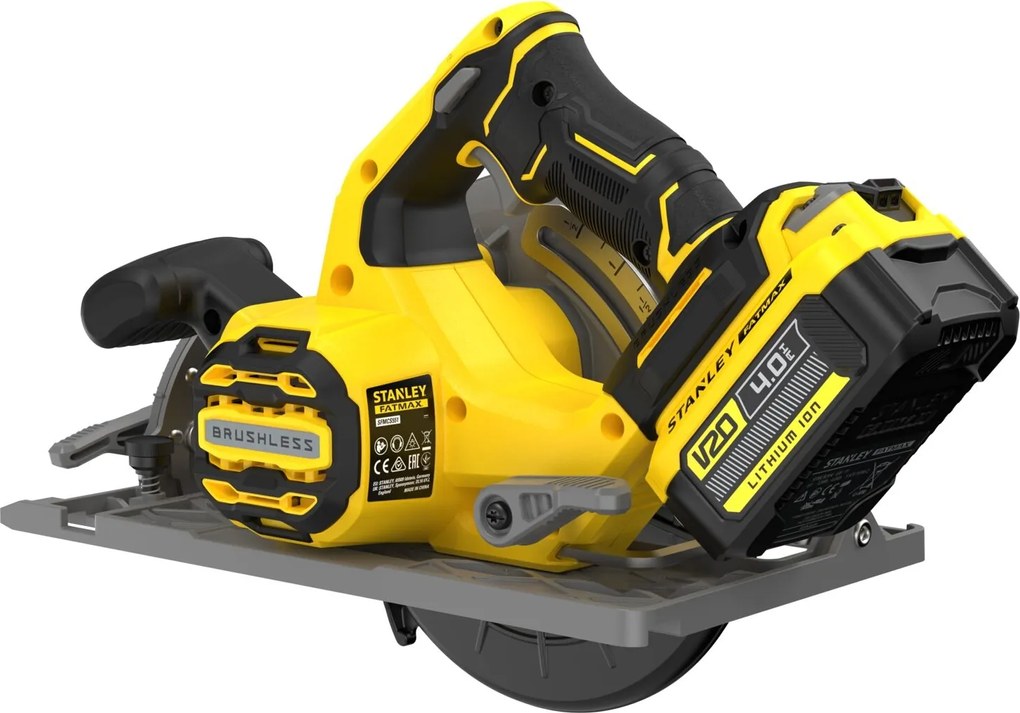 Stanley SFMCS551M1T-QW Accu Cirkelzaag Brushless 18V– 190 mm in T-stack Koffer + 4,0 Ah Accu&amp;lader