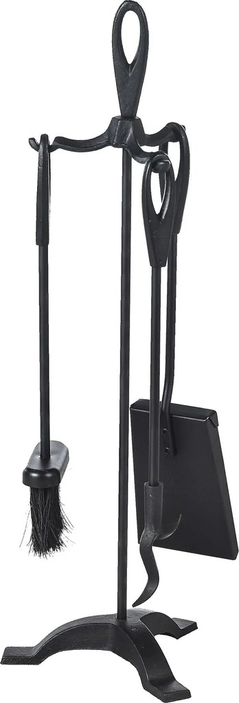 Practo Home haardset merapi - 17 x 17 x 63,5 cm - Zwart