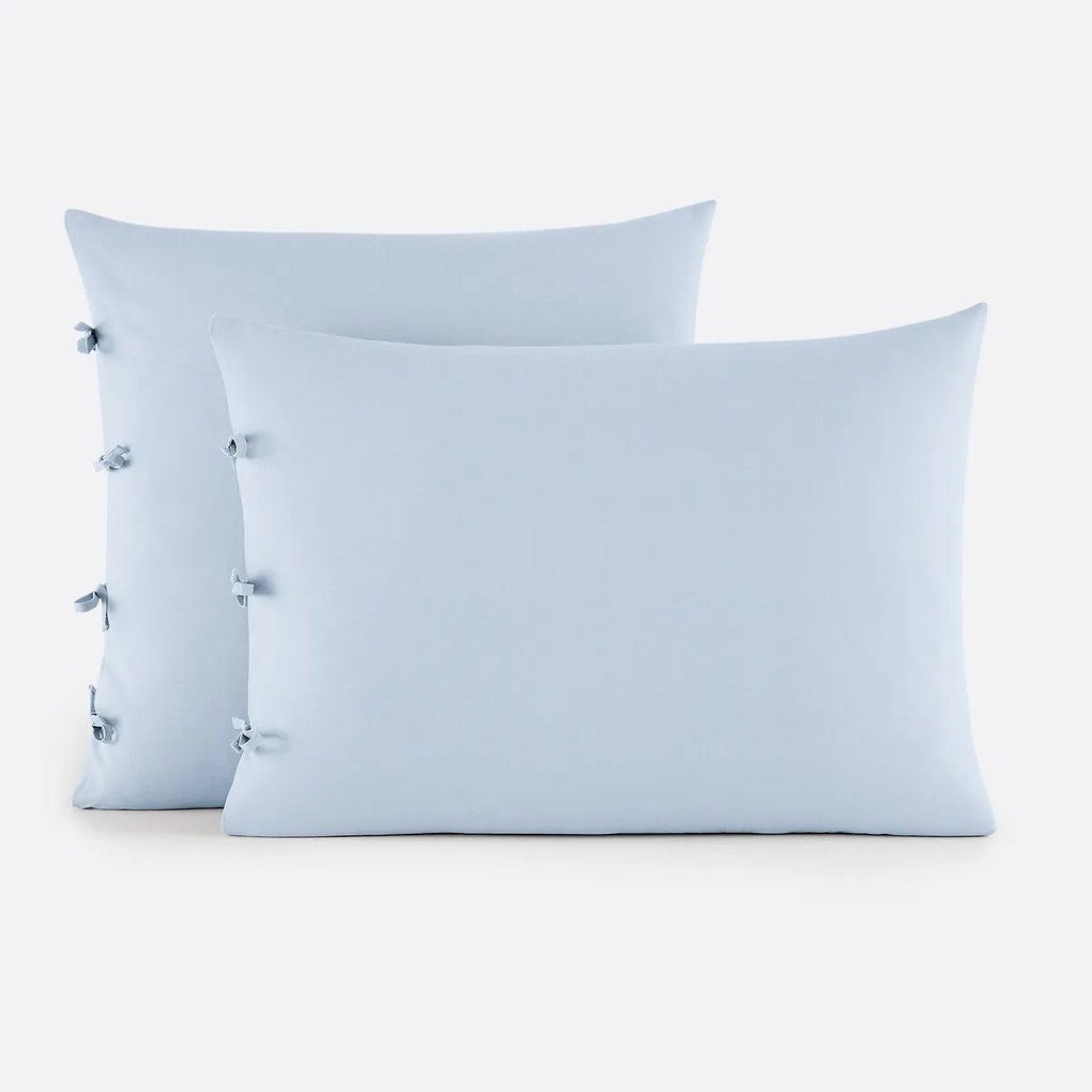 Effen kussensloop te strikken in katoen , Scenario