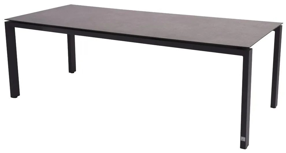 4 Seasons Outdoor Goa tafel HPL tafelblad Dark grey 220 cm SALE  Tuintafel    antraciet weerbestendig