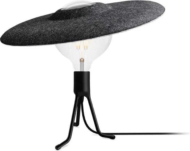 UMAGE Shade lamp - Vilt - Zwarte tripod- Design - Scandinavisch - Functioneel - Leeslamp - Tafellamp