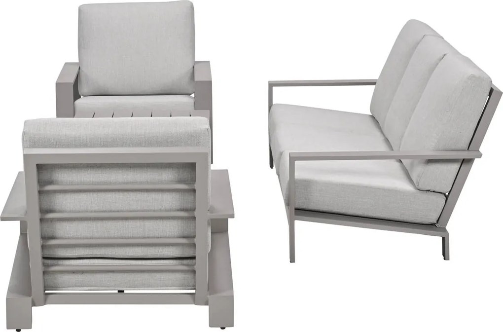 Garden Impressions Coba stoel-bank loungeset 4-delig - taupe