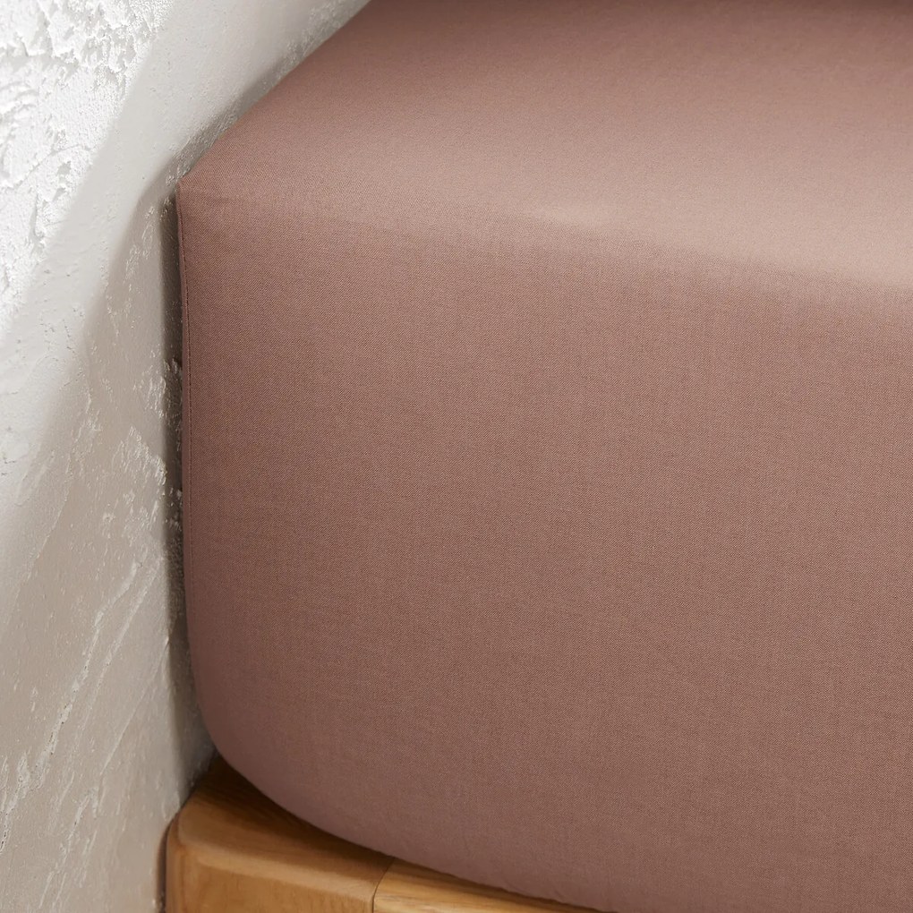 Effen hoeslaken in tergal, omslag 32 cm, Scenario