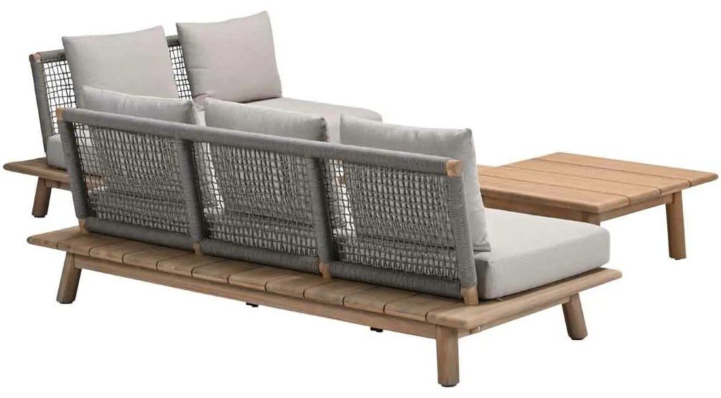 Garden Impressions San Namut loungeset 4-delig - grey sand