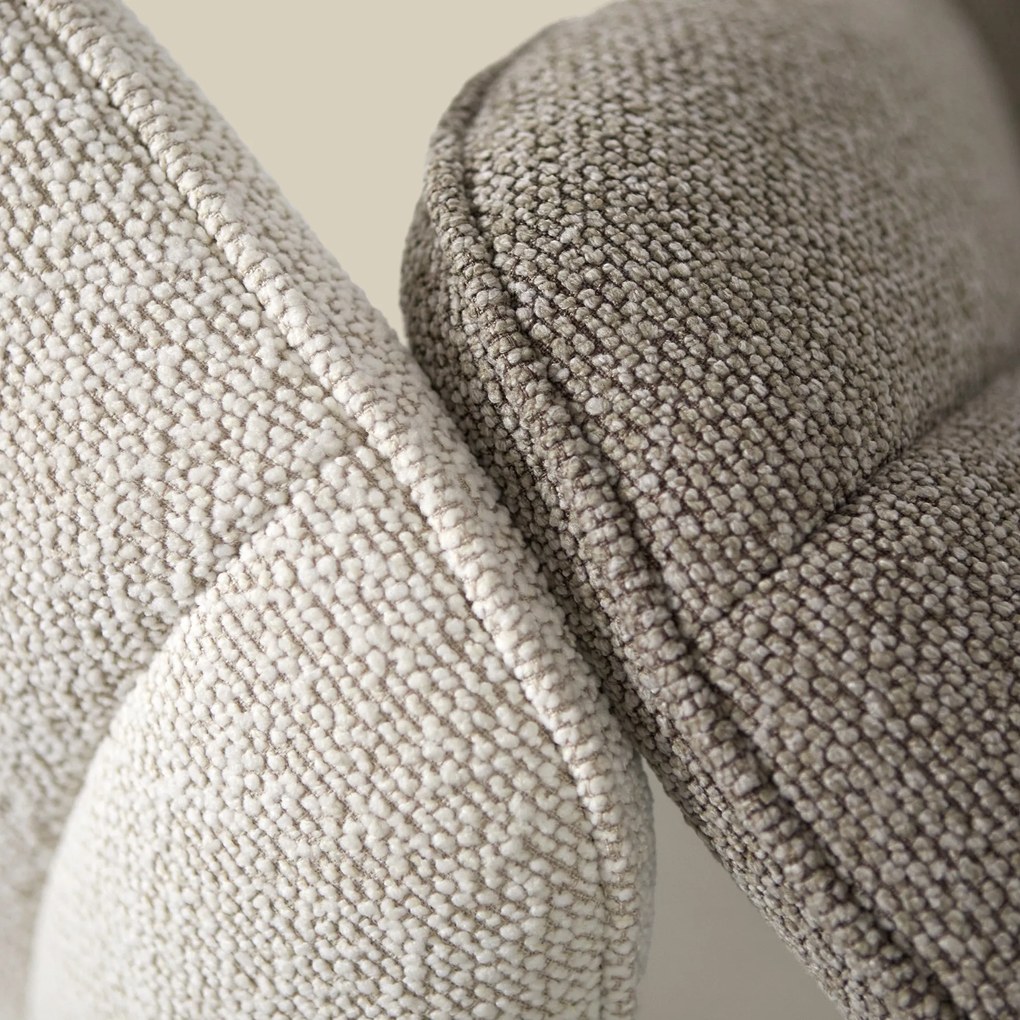Schommelstoel Beige Stof