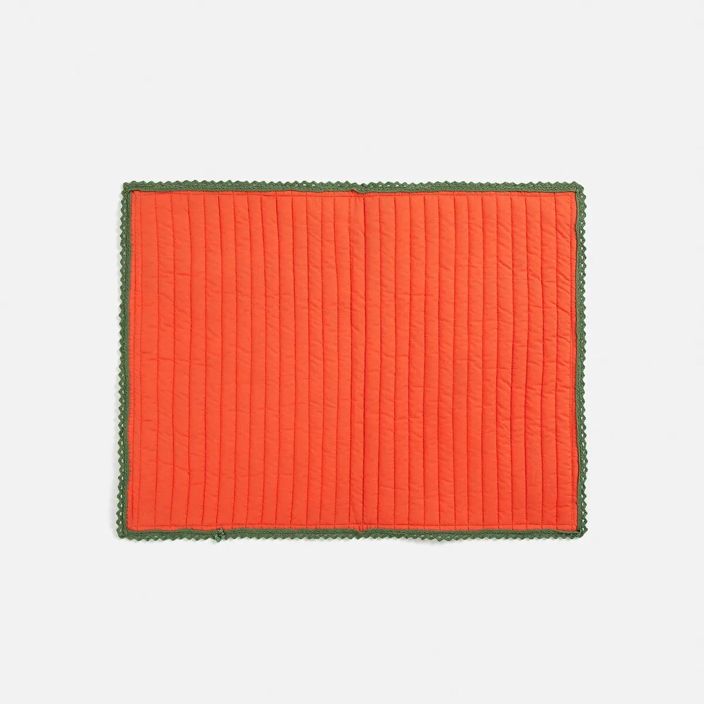 Set van 2 placemats van katoenvoile, Kali