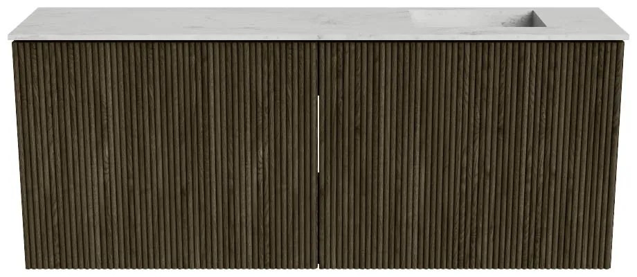 Mondiaz Joya DLux 100cm toiletmeubel shadow met wastafel faye rechts 1 kraangat opalo