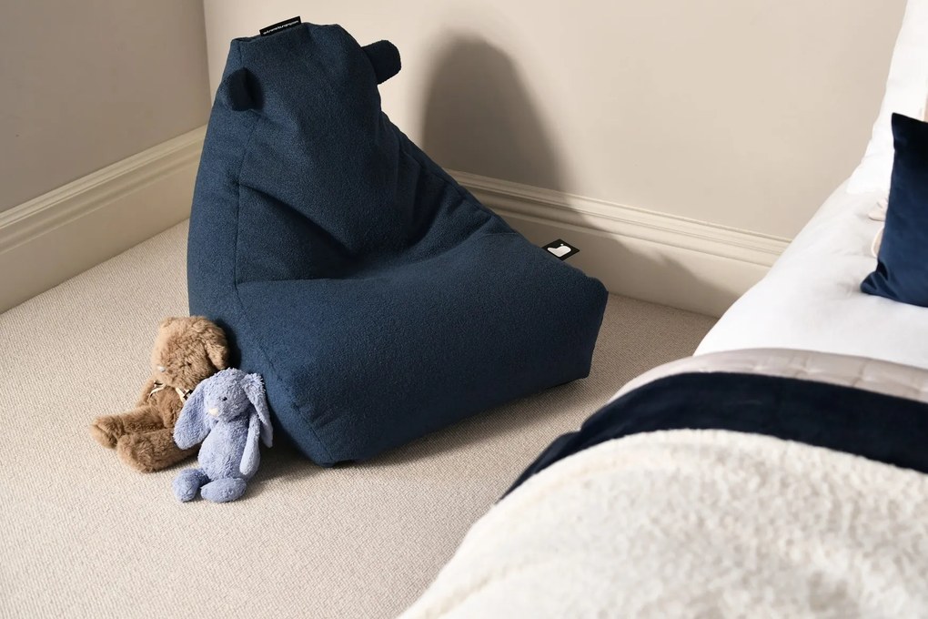 Kinder Zitzak Mini Teddy - Navy