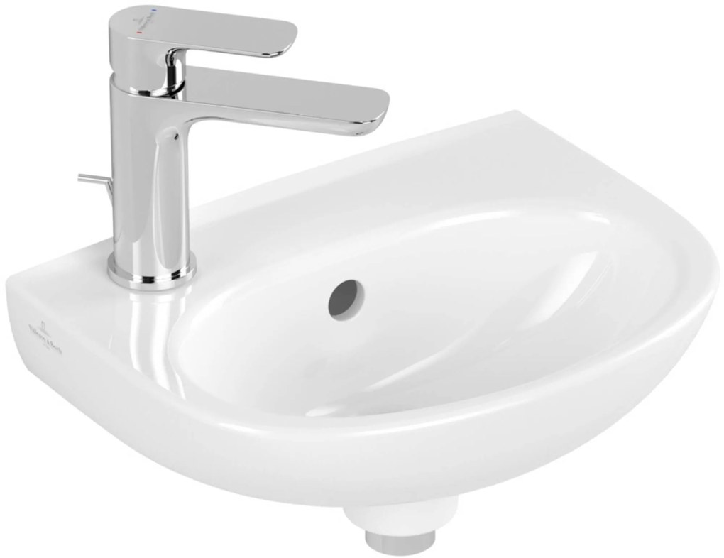 Villeroy & Boch O. Novo Fontein met kraangat 36x27,5x10 cm Wit Alpin CeramicPlus