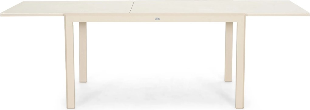 Dining Tuintafel rechthoekig uitschuifbaar 140/240x90 cm Zand/Beige Presto Montaro