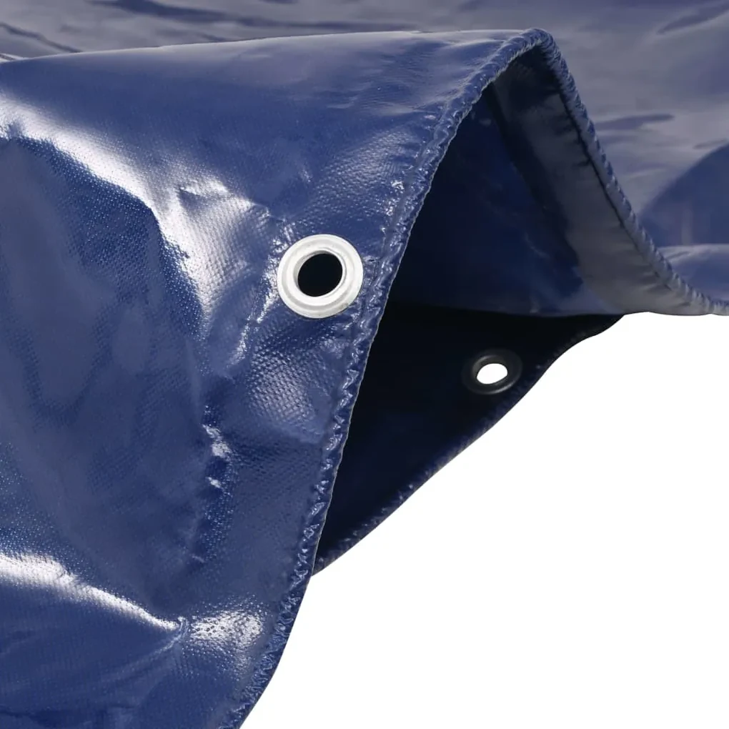 vidaXL Dekzeil 650 g/m² 3x6 m blauw