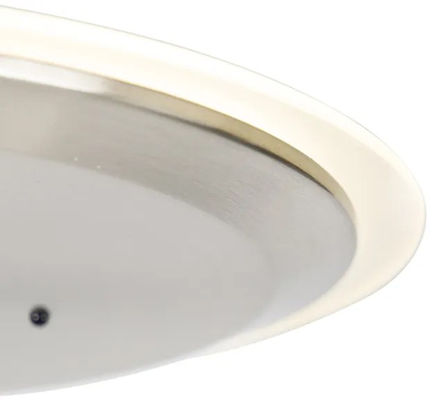 Moderne vloerlamp staal incl. LED dimbaar met leesarm - Strela