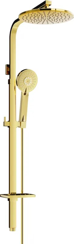 Mexen Q40 douchekolom, goud - 798404095-50