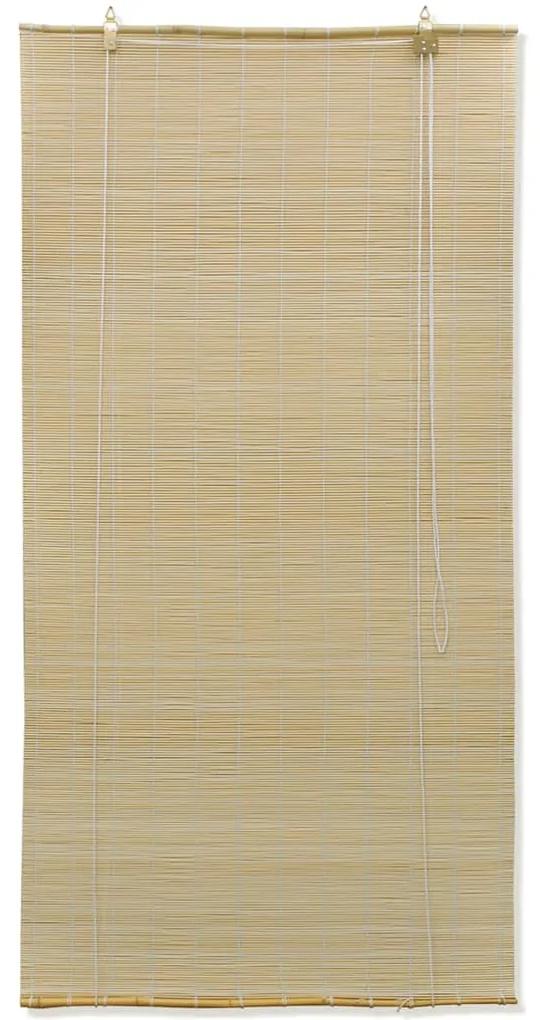 vidaXL Rolgordijn 150x220 cm bamboe natuurlijk