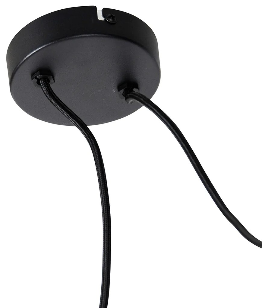 Moderne hanglamp zwart 2-lichts - Cava