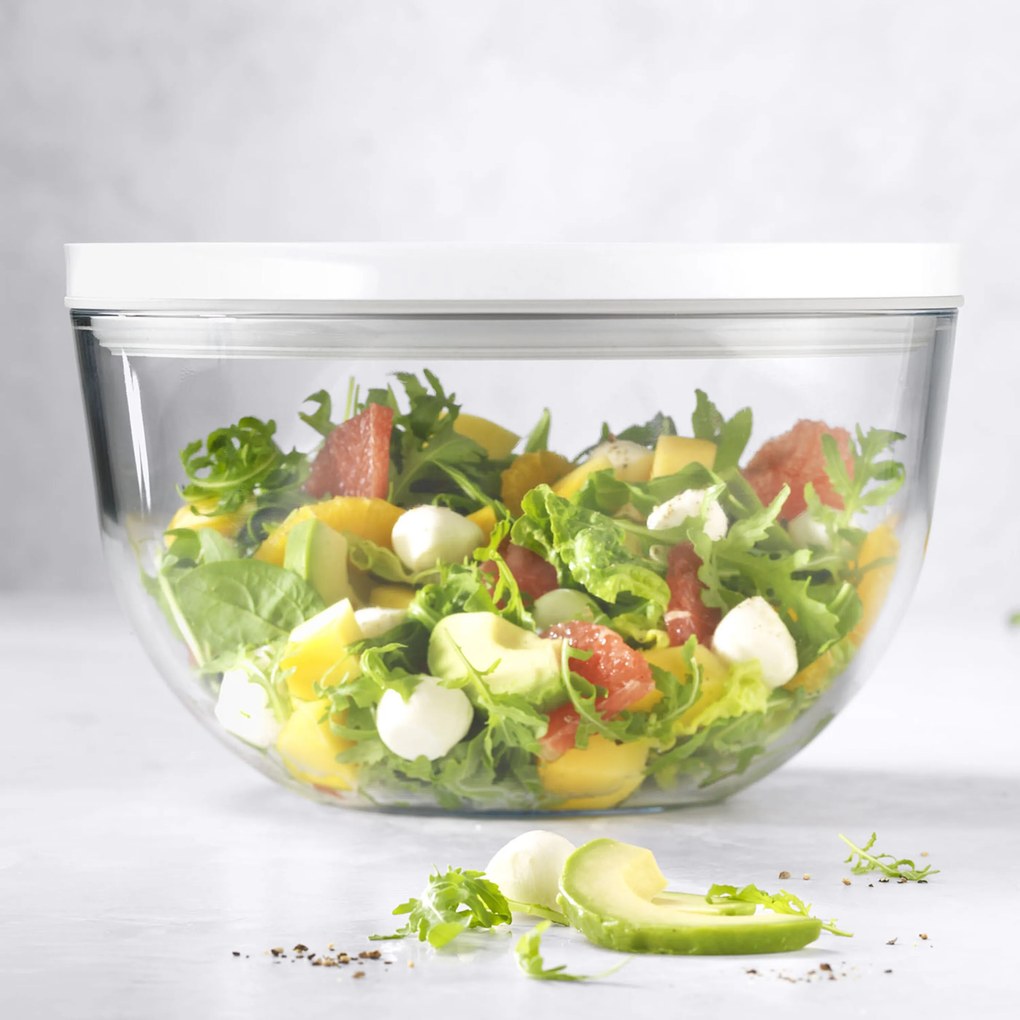 ZWILLING Fresh & Save BOWLS Vacuümkom L / 24 cm, Glas, Transparant - Fresh & Save BOWLS - ZWILLING