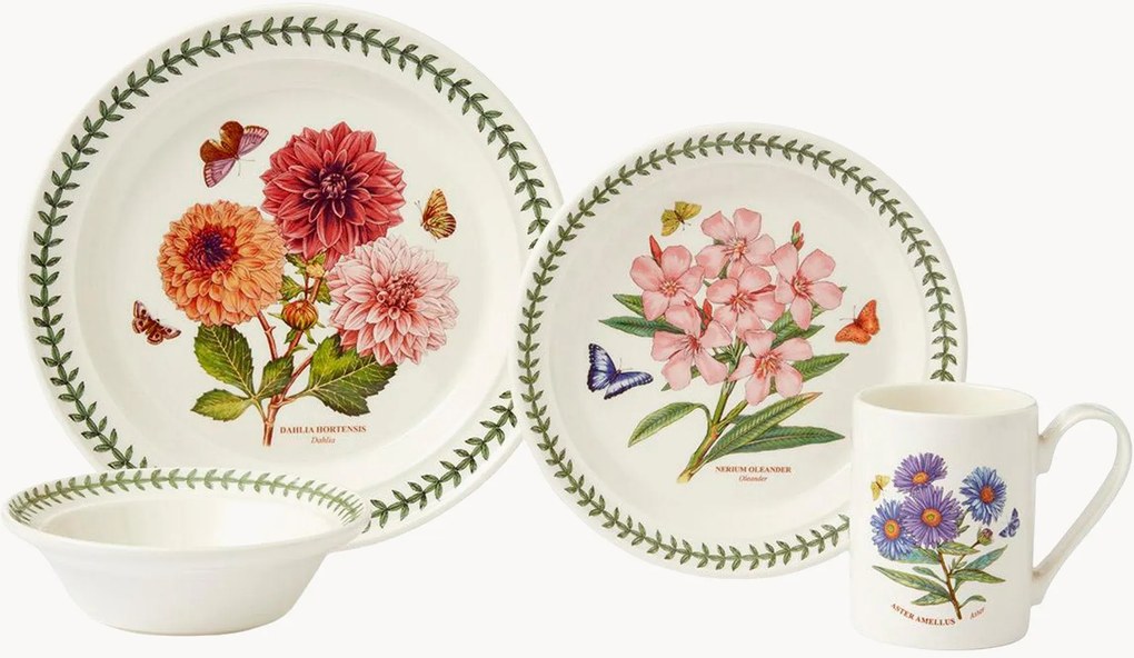 Ontbijtset Botanic Garden, 4-delig