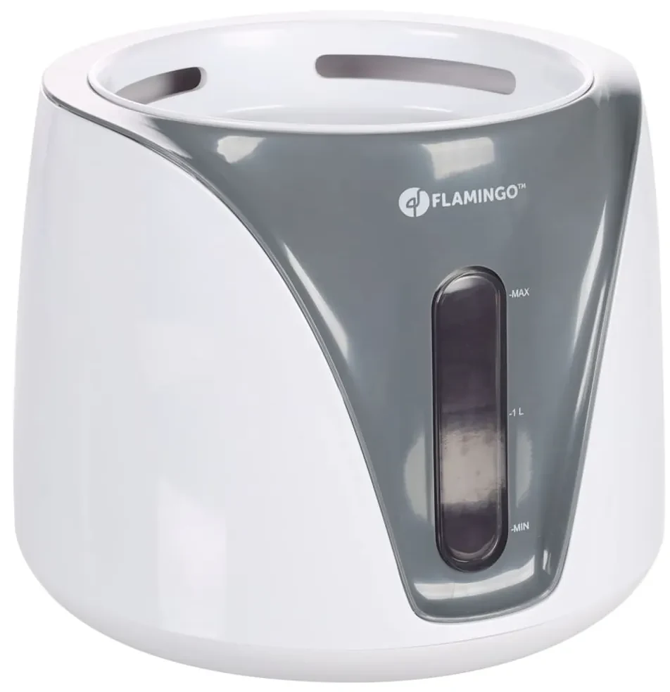 FLAMINGO Huisdierenwaterdispenser Adriana automatisch 2 L grijs